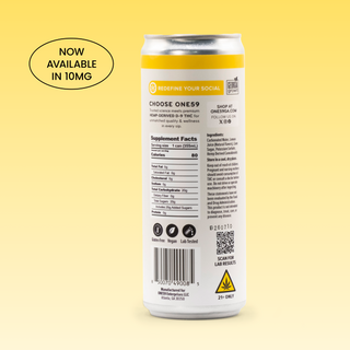 Lemonade THC Infused Beverage - 12oz (10mg) Back