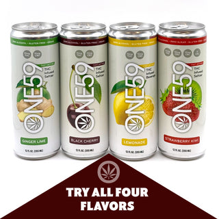 Black Cherry THC Infused Seltzer - 12oz (5mg)