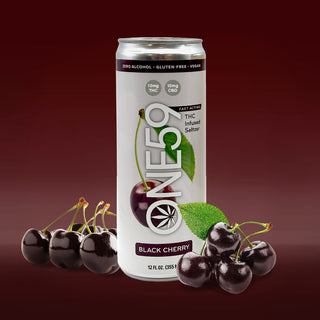 Black Cherry THC Infused Seltzer - 12oz (10mg)